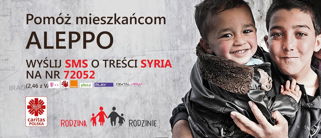 Pomoc dla Aleppo w Syrii. Caritas Polska