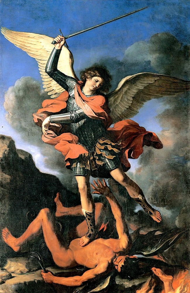 Św. Michał Archanioł - Giovanni Francesco Barbieri (Guercino)
