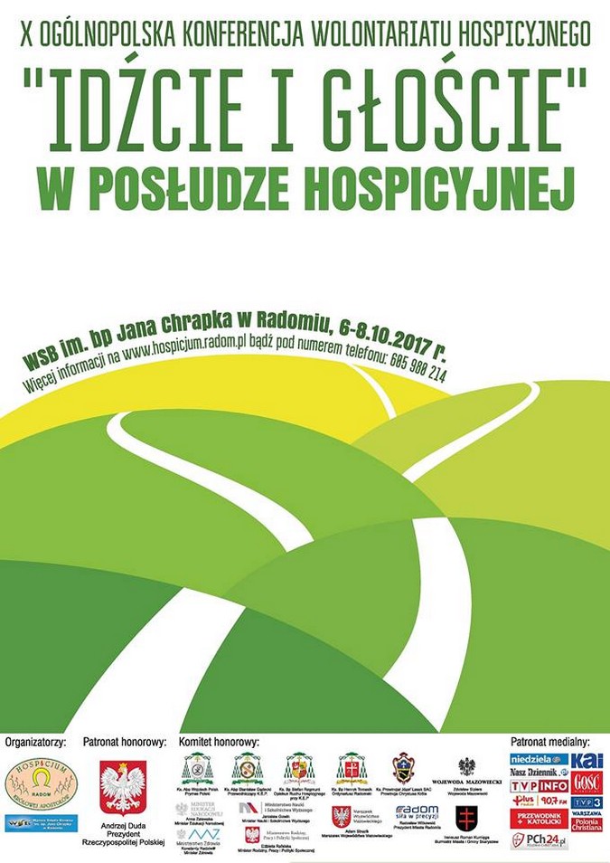 Zaproszenie na X. Ogólnopolską Konferencję Wolontariatu Hospicyjnego