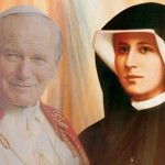 Św. Faustyna i Jan Paweł II