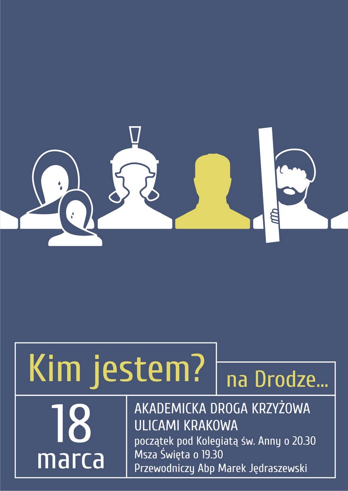 Akademicka Droga Krzyżowa ulicami Krakowa - 18 marca 2018