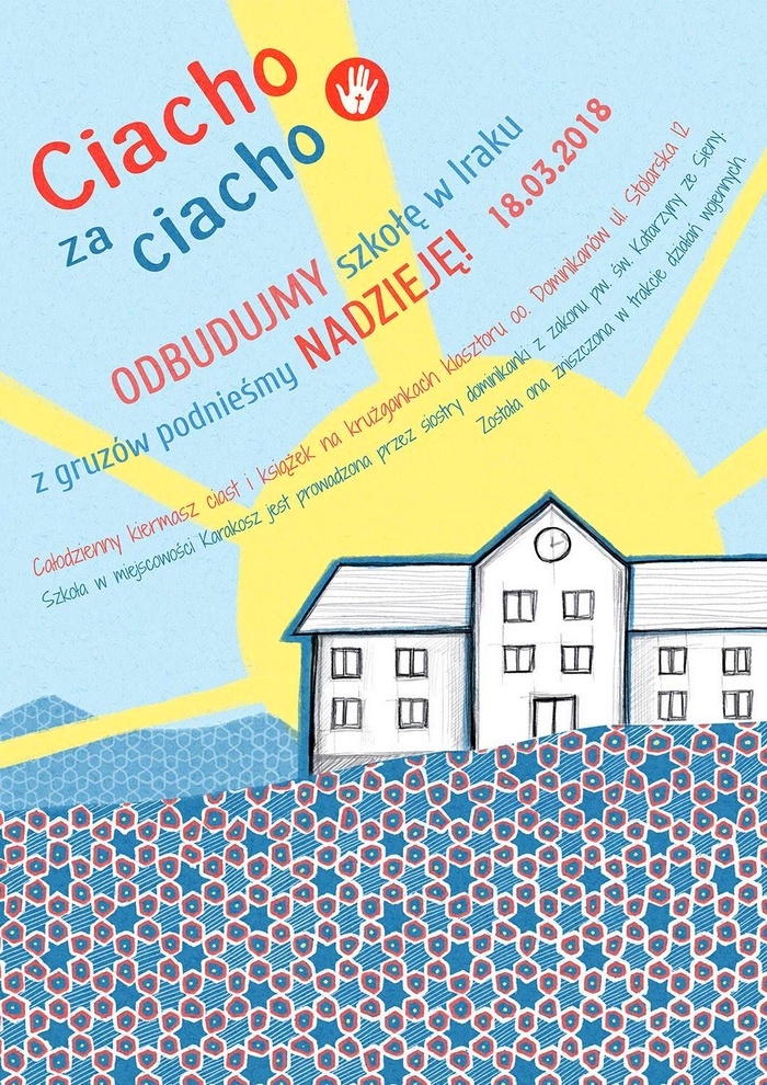 "Ciacho za Ciacho" w Krakowie - Odbudujmy szkołę w Iraku, z gruzów podnieśmy nadzieję! - 18 marca 2018