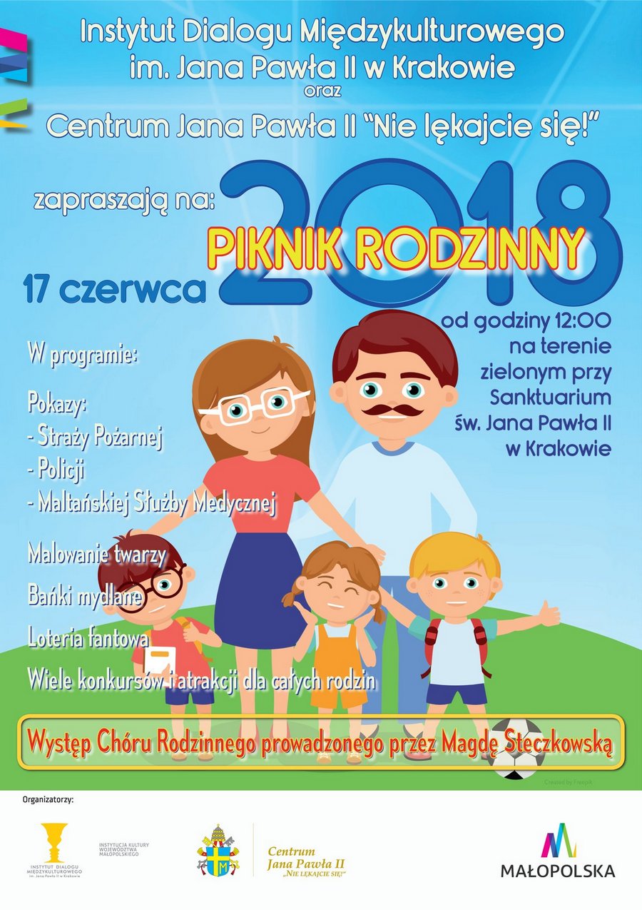 Piknik Rodzinny w Sanktuarium św. Jana Pawła II w Krakowie - 17 czerwca 2018